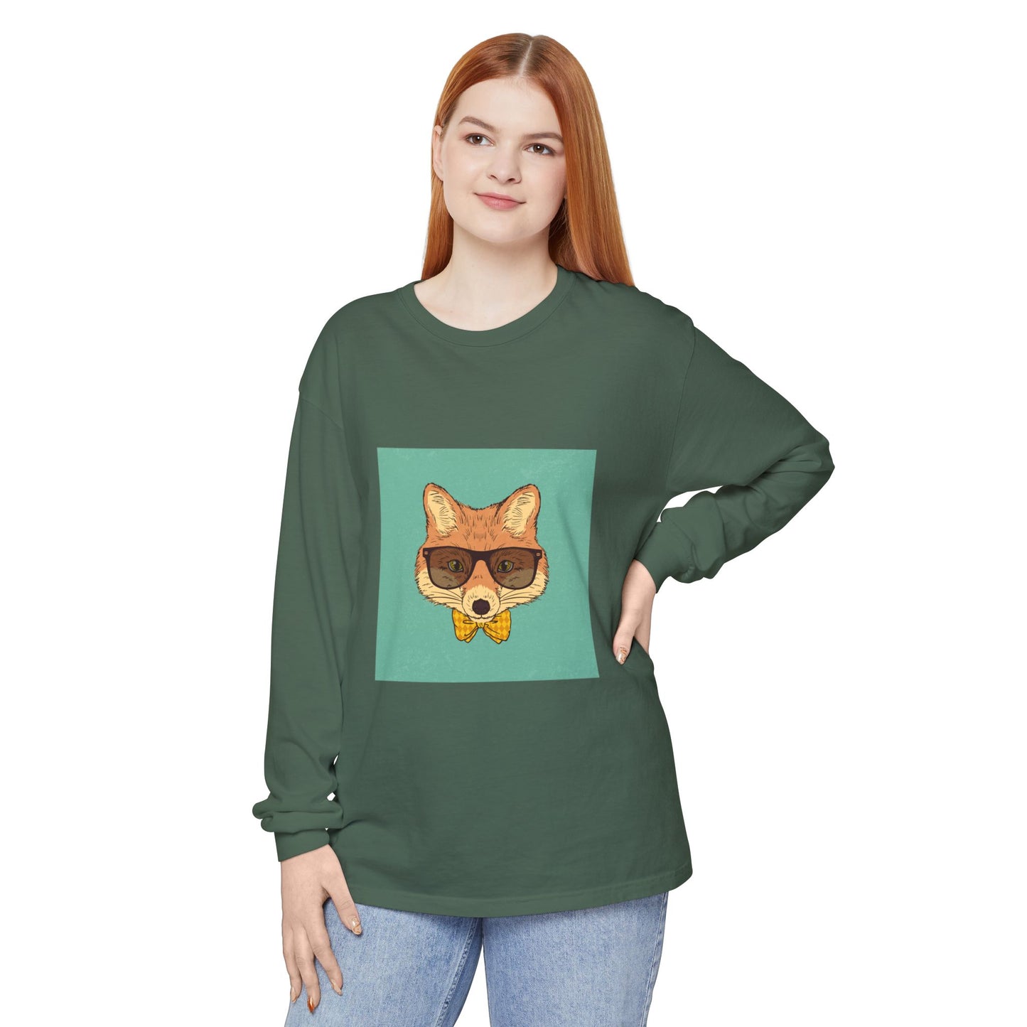 Unisex Garment-dyed Long Sleeve T-Shirt