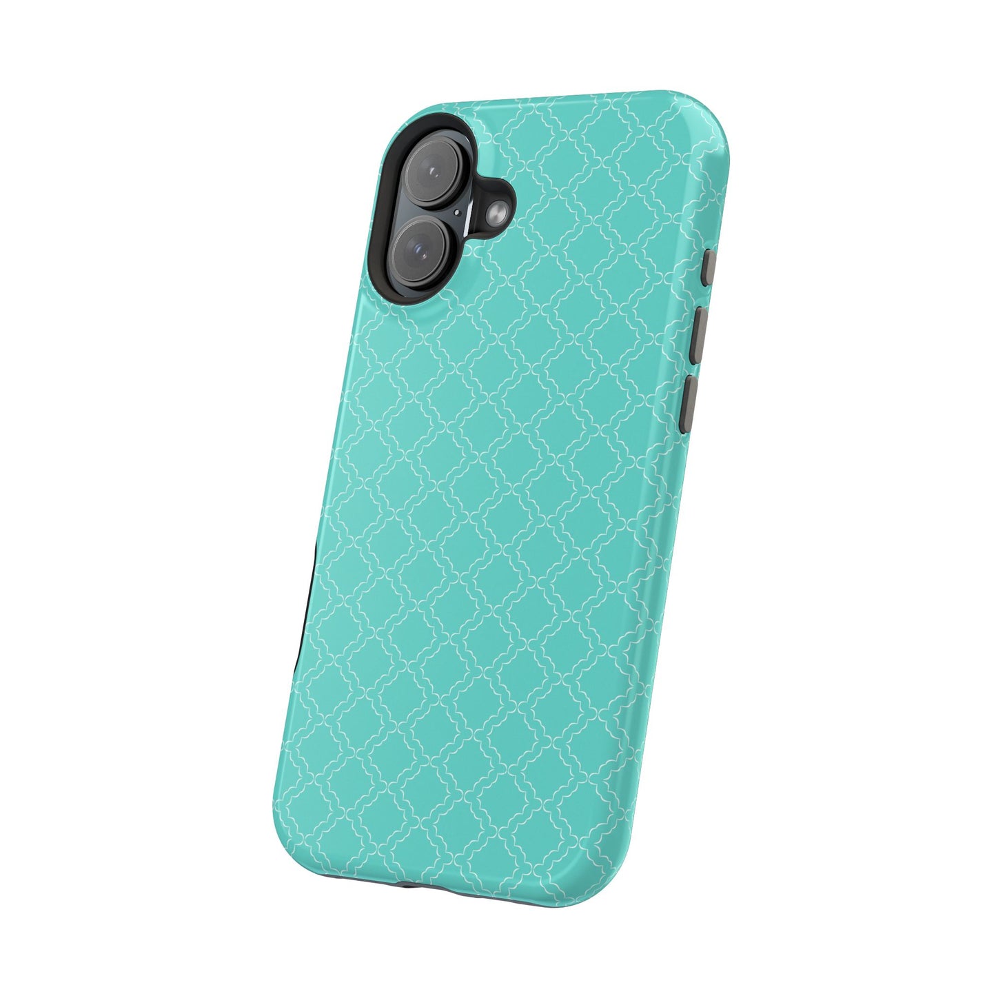 Green Phone Case Geometric Pattern