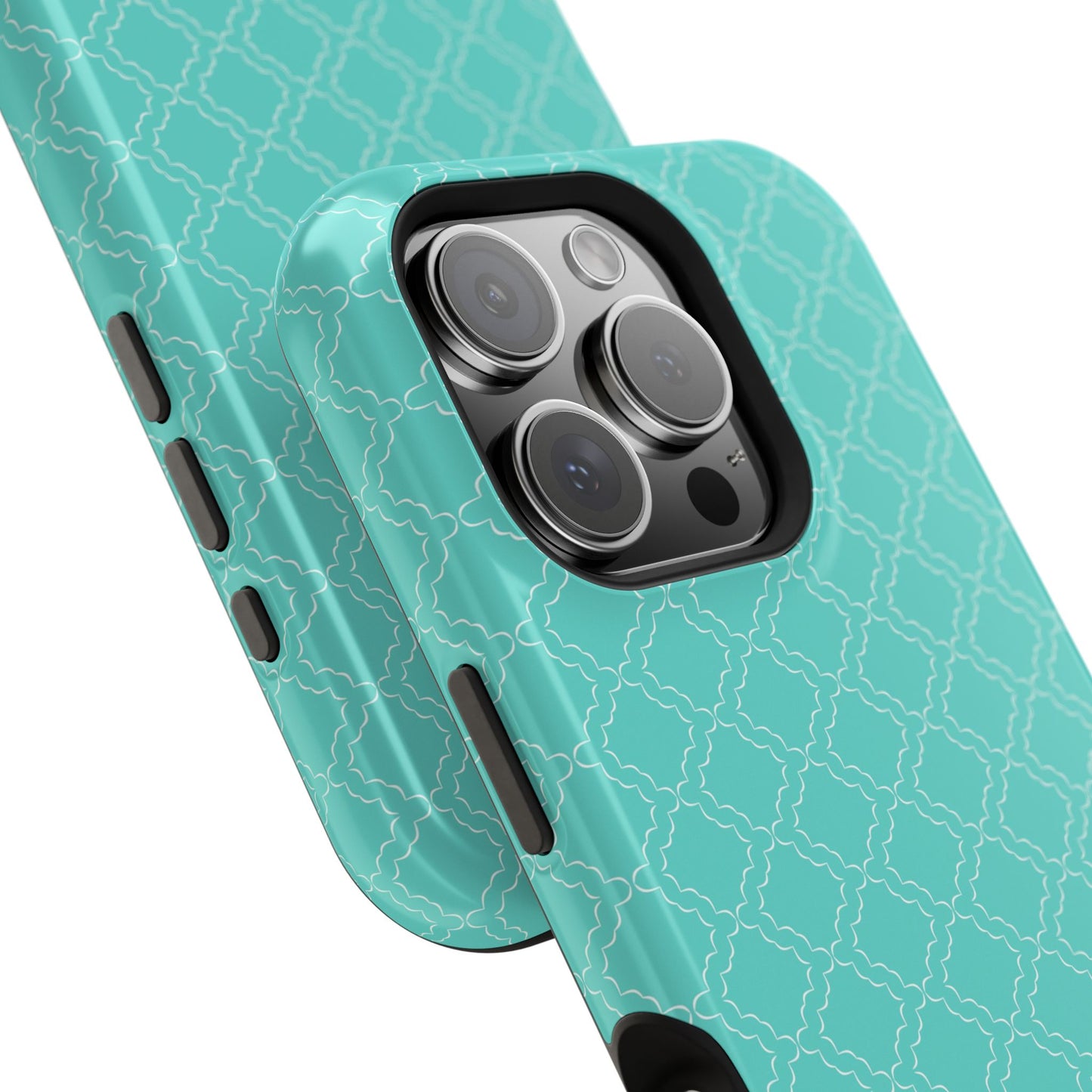 Green Phone Case Geometric Pattern