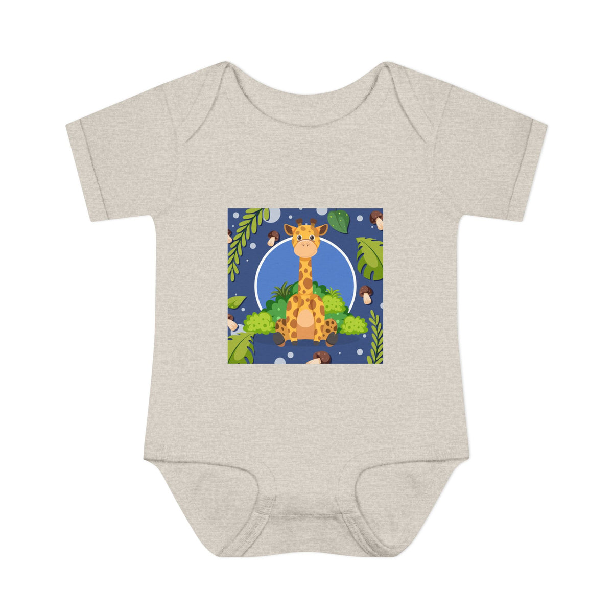 Adorable Giraffe Art Infant Romper