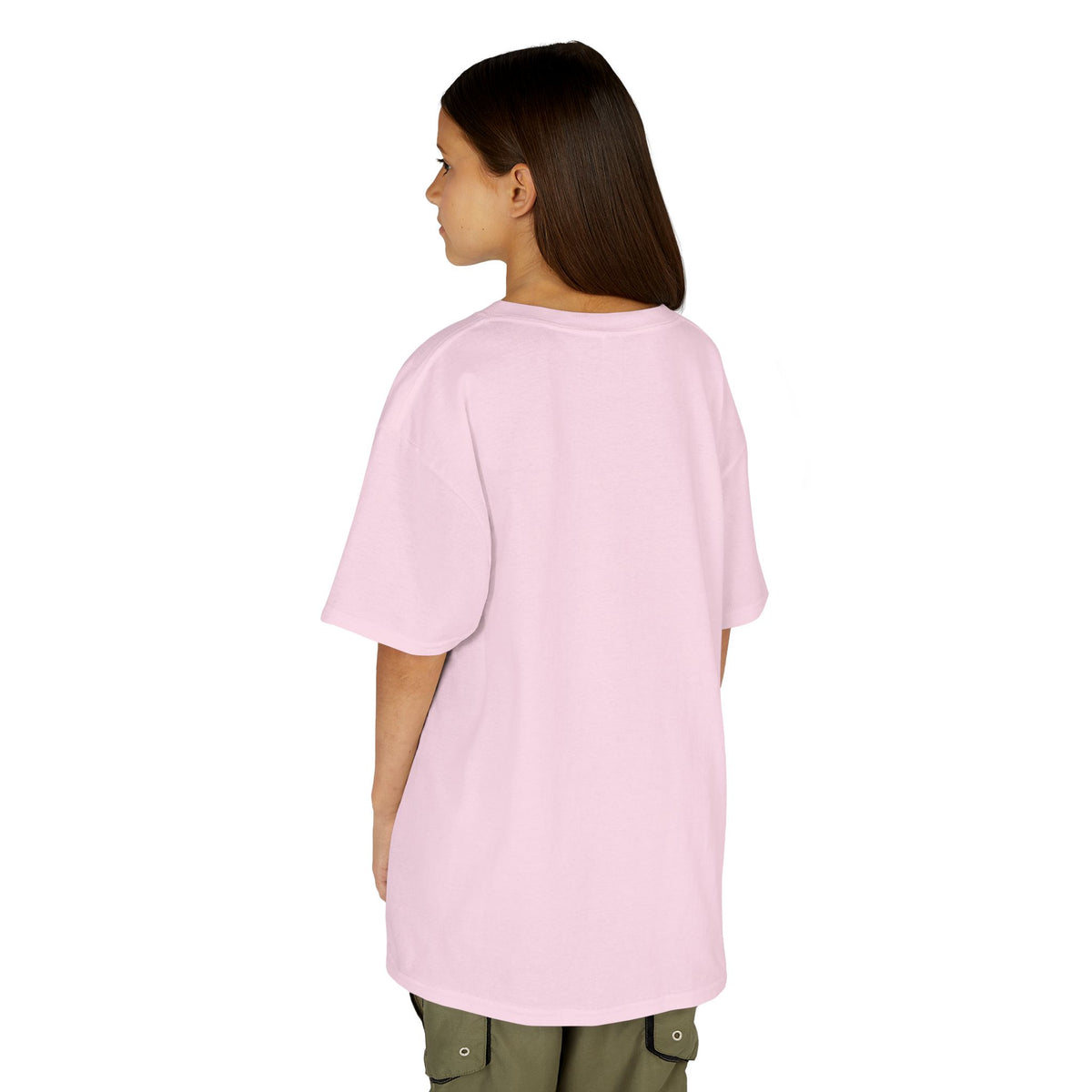 Yellow Kids Heavy Cotton t-shirt with a Cartoon Character