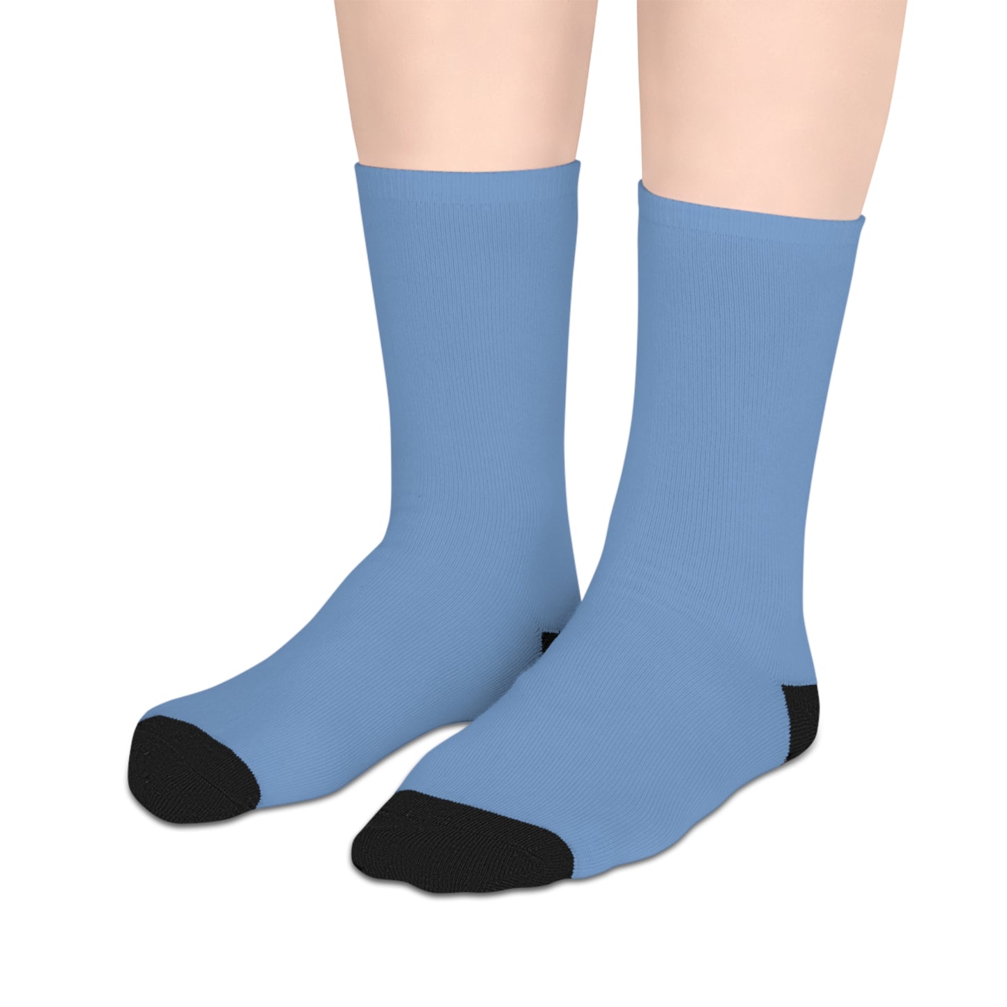 Blue Mid length Socks