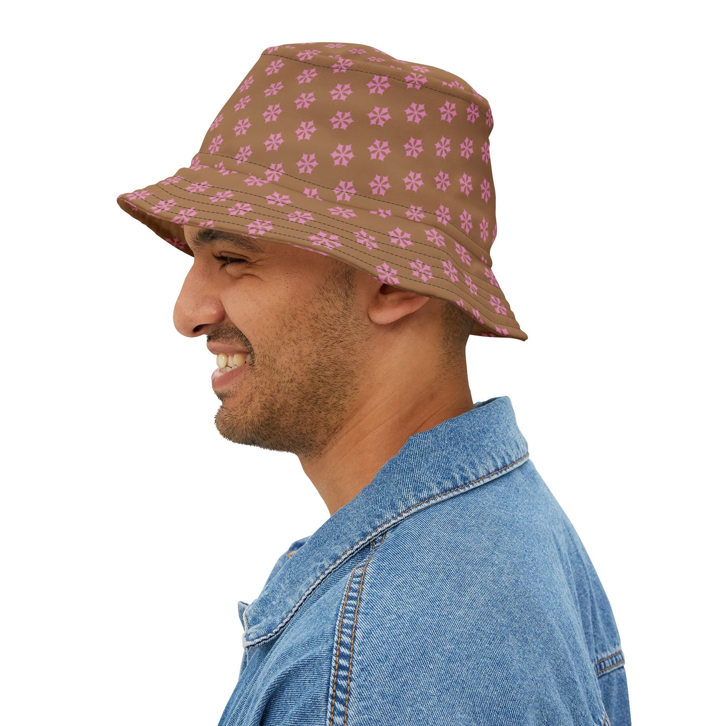 Vintage-Inspired Floral Bucket Hat – Lightweight Cotton