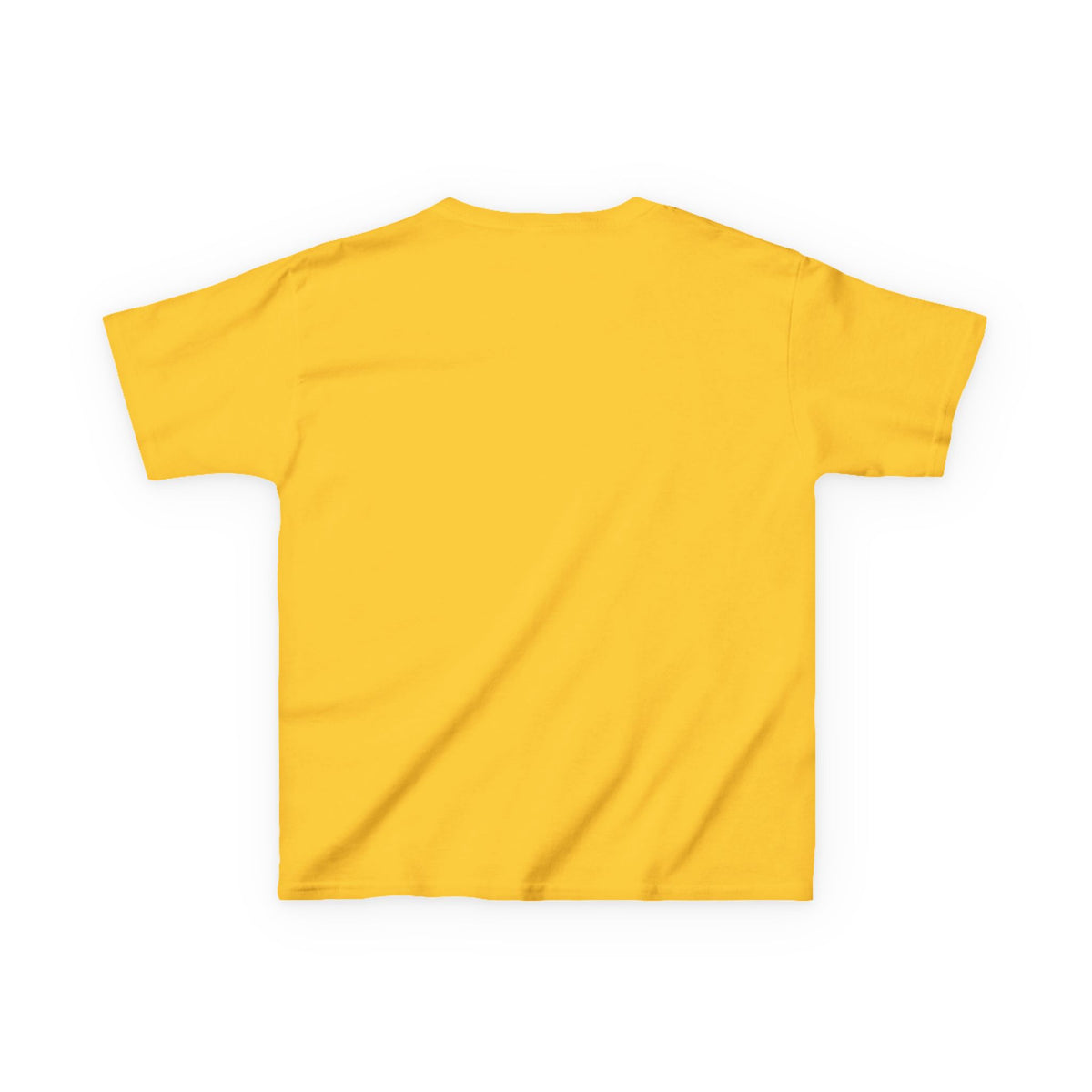 Yellow Kids Heavy Cotton t-shirt with a Cartoon Character