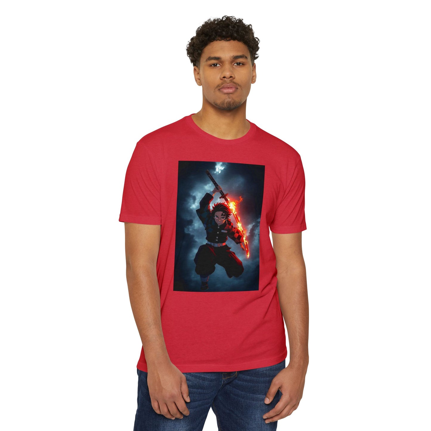 Kamado Tanjiro Men’s T-Shirt | Demon Slayer Anime Graphic Tee