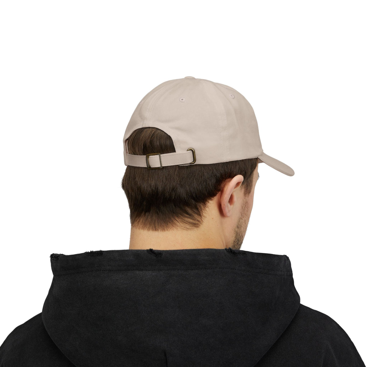 Unisex Casual Beige Cap with Artistic Star Design