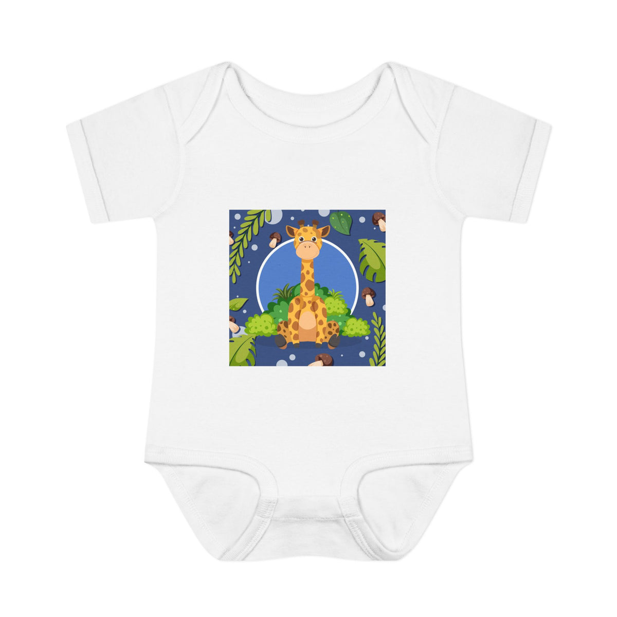 Adorable Giraffe Art Infant Romper