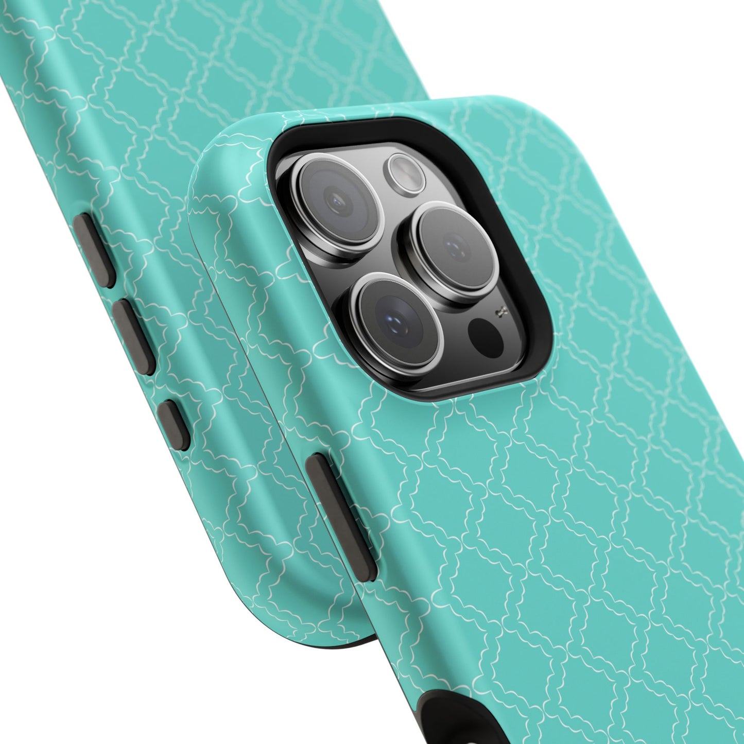 Green Phone Case Geometric Pattern