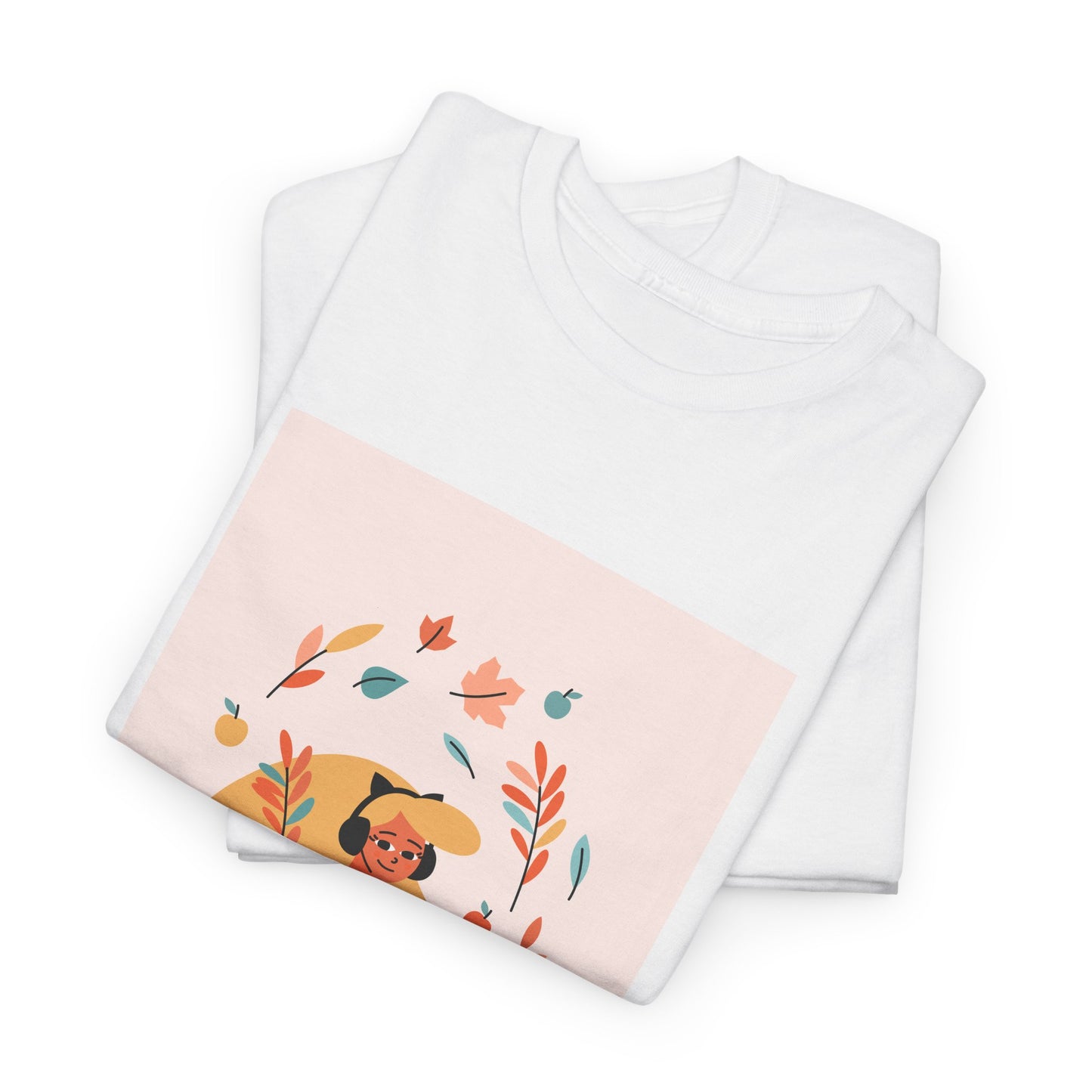 Unisex Cozy Bear Illustration Heavy Cotton T-Shirt