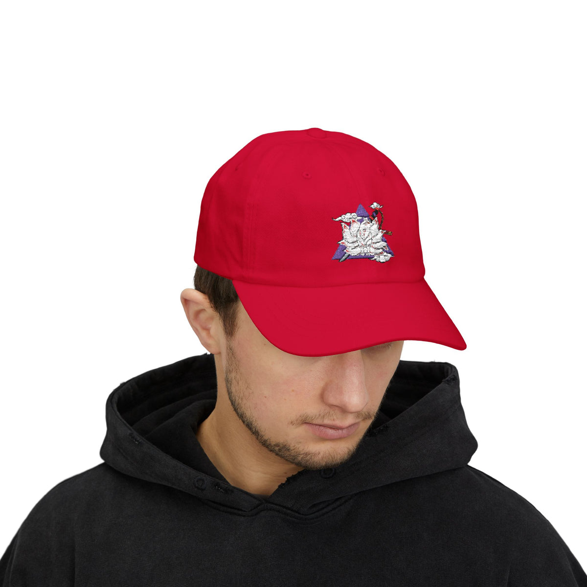 Unisex Casual Beige Cap with Artistic Star Design