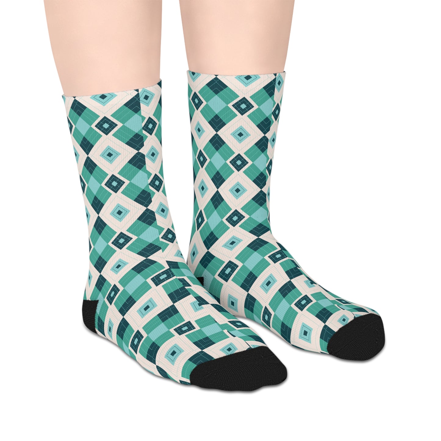 Patterned Mid-length Socks