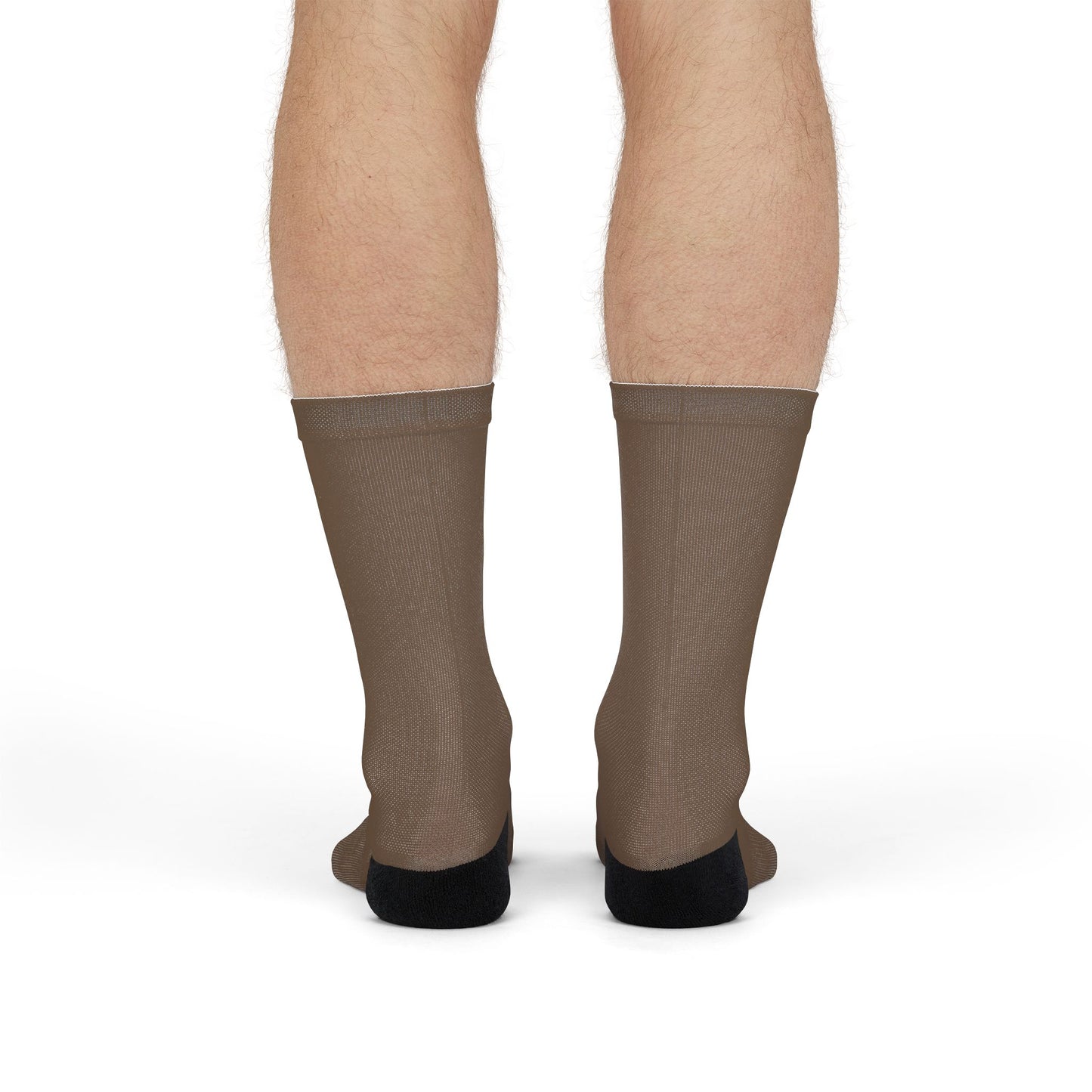 Brown Sublimation Crew Socks