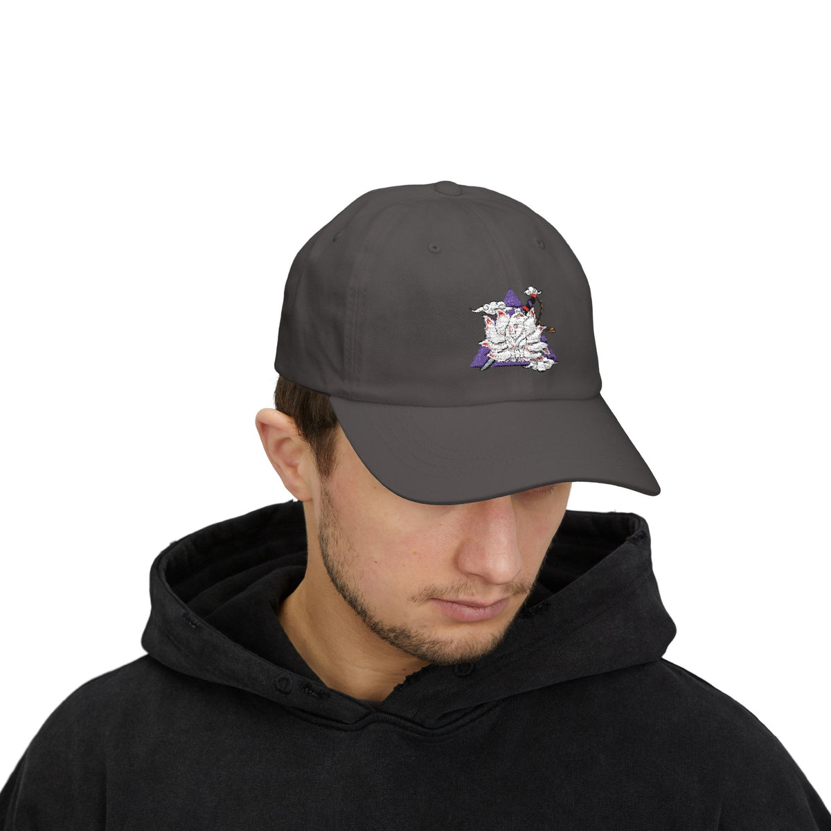 Unisex Casual Beige Cap with Artistic Star Design