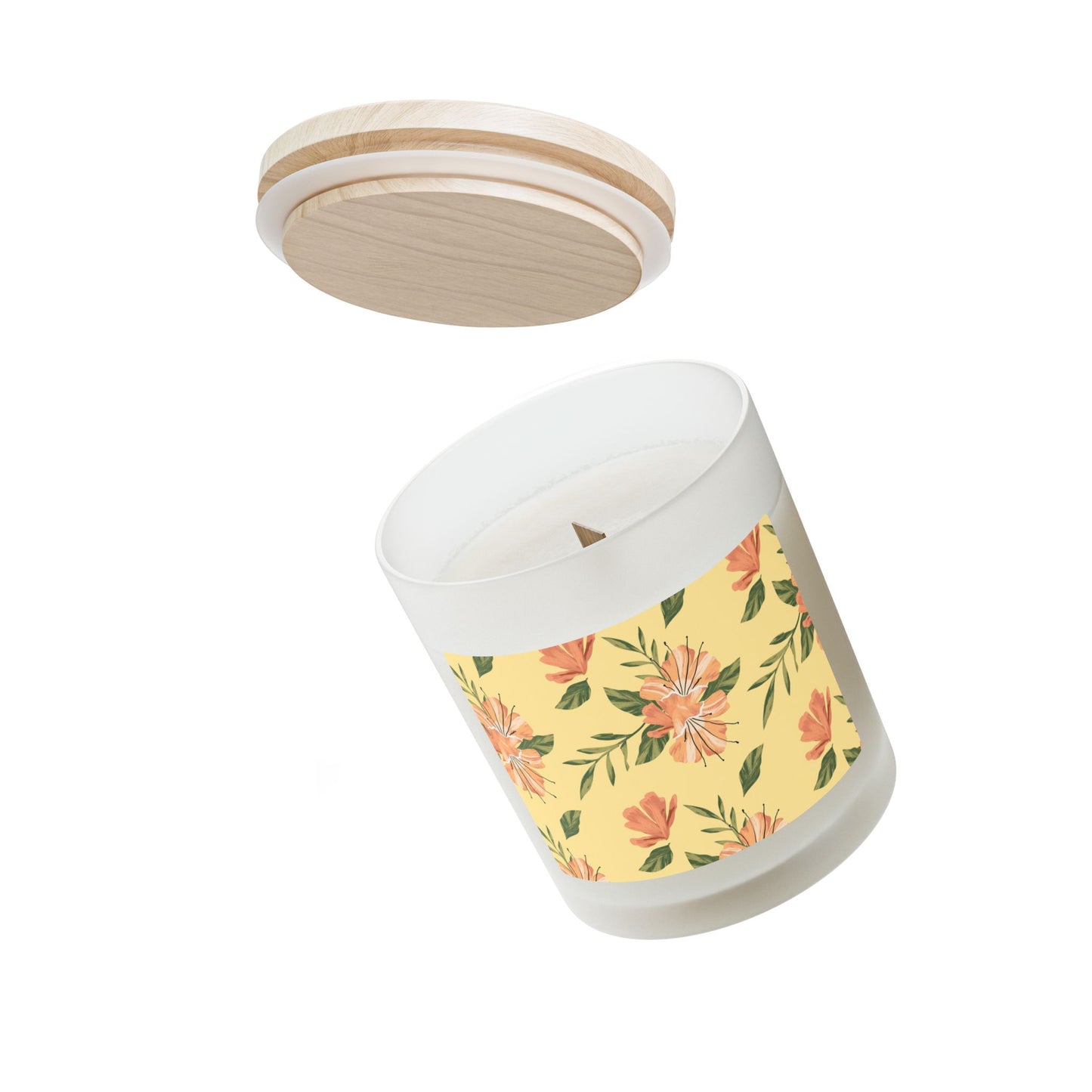 Frosted Glass Candle, 11oz