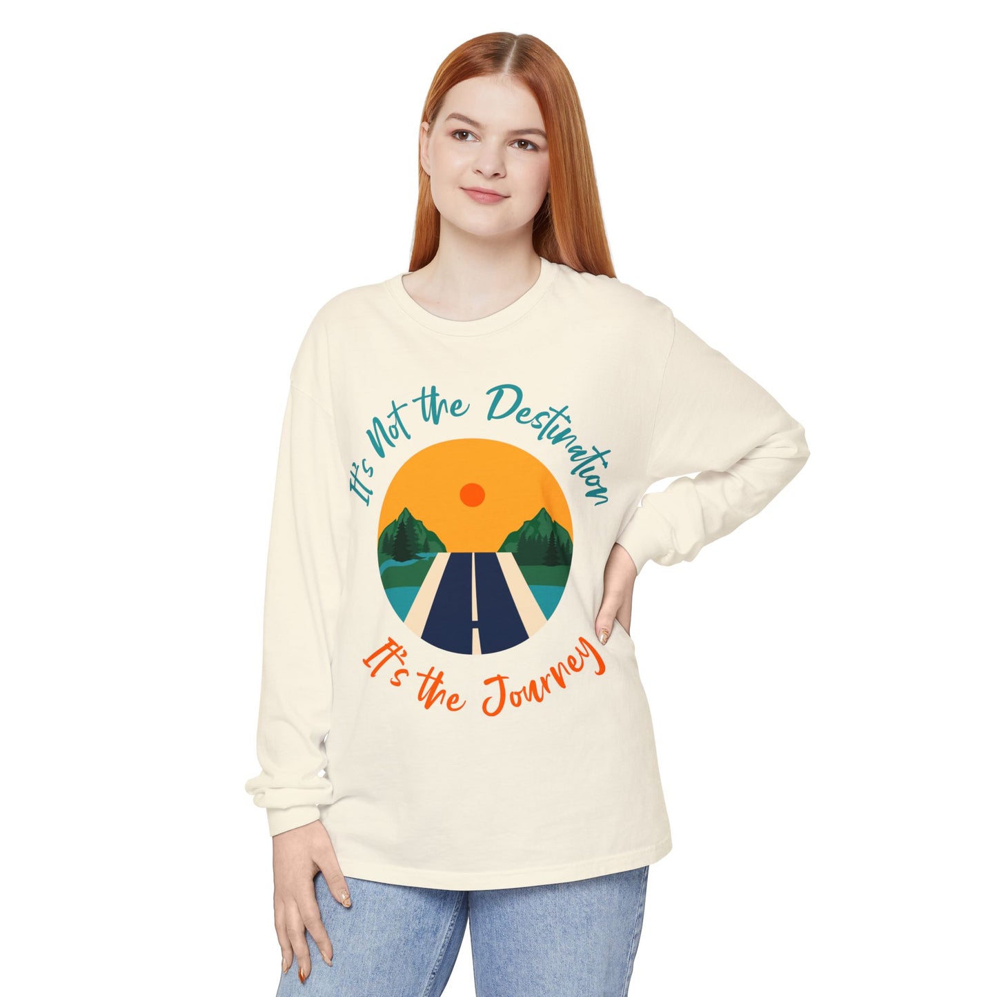 Unisex Garment-dyed Long Sleeve T-Shirt