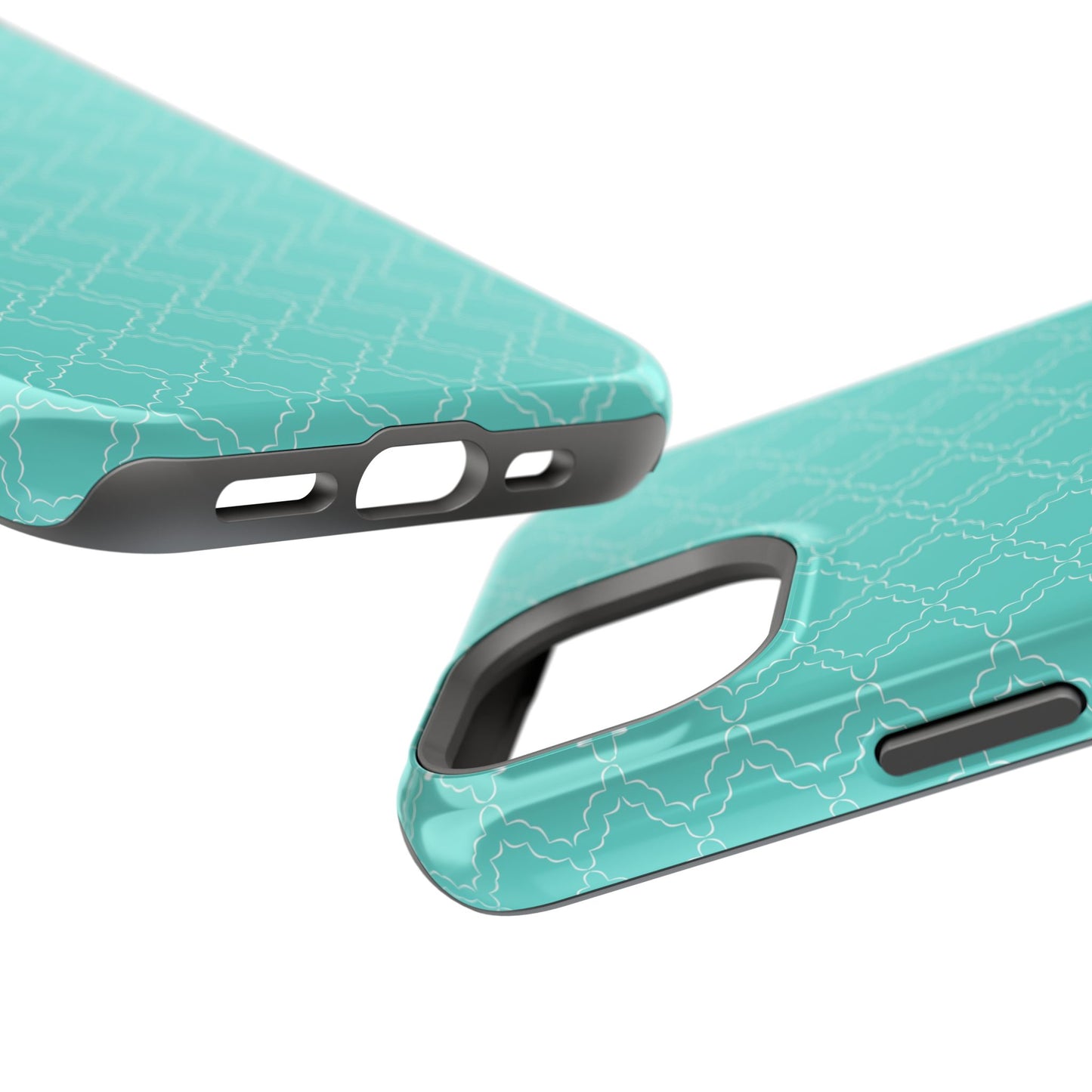 Green Phone Case Geometric Pattern