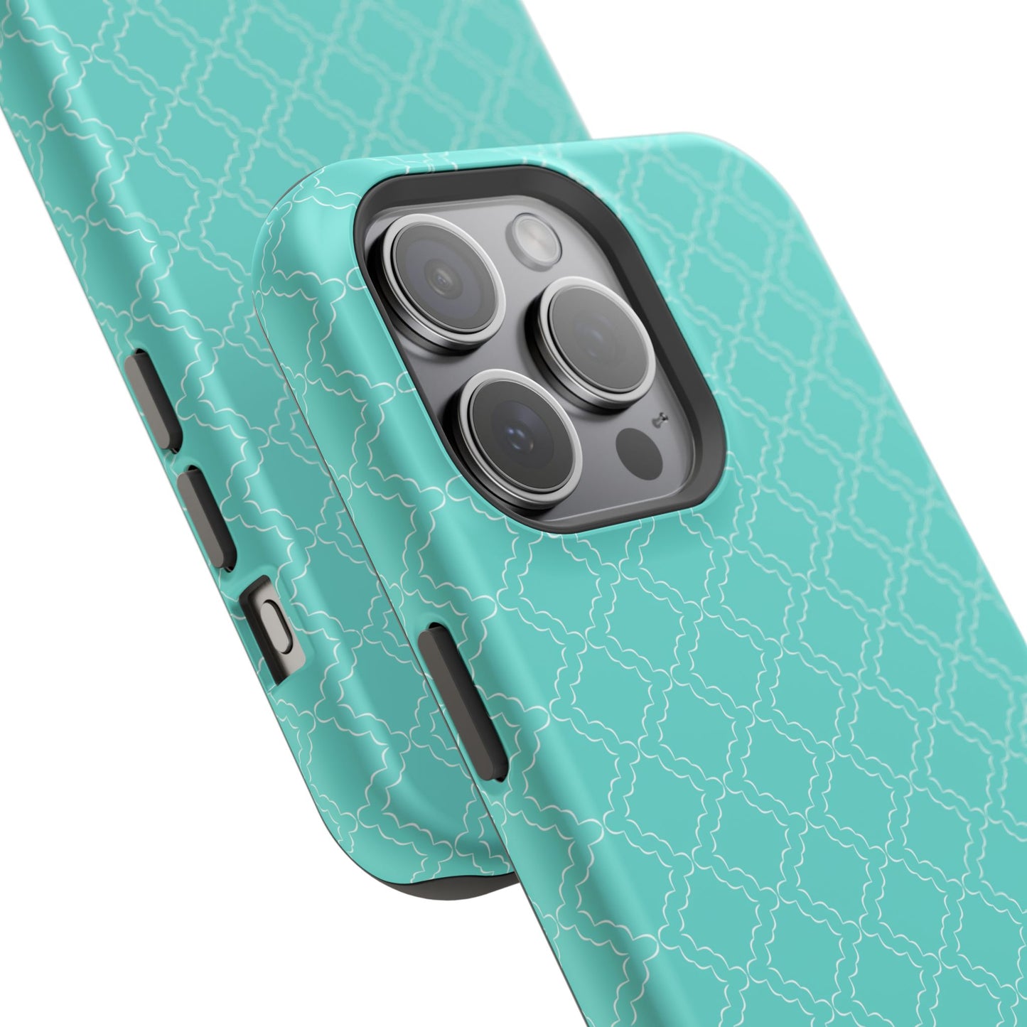Green Phone Case Geometric Pattern