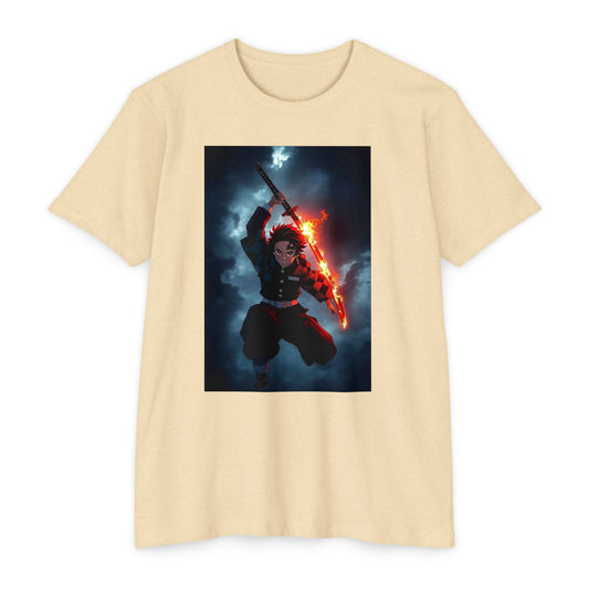 Kamado Tanjiro Men’s T-Shirt | Demon Slayer Anime Graphic Tee