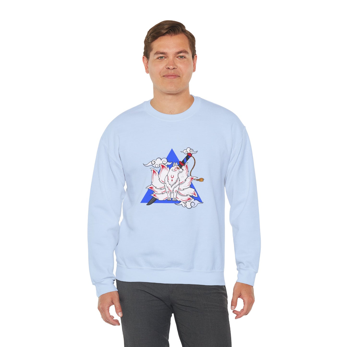 Anime Fox Spirit Unisex Crewneck Sweatshirt