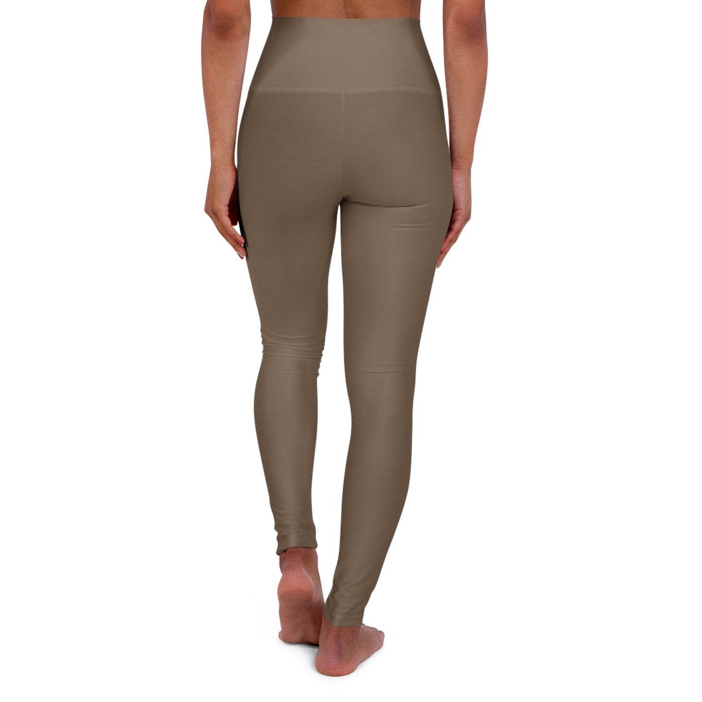 High Waisted Tan Yoga Legging for Women