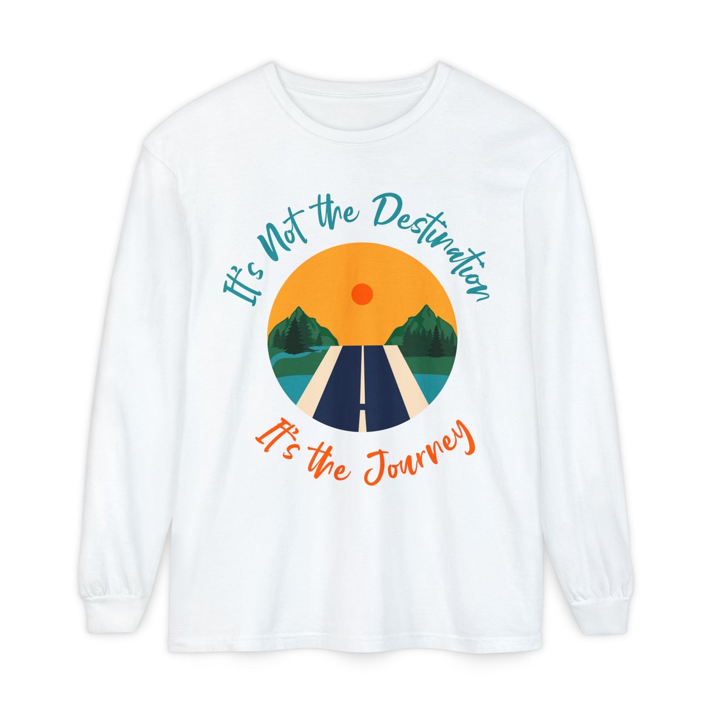 Unisex Garment-dyed Long Sleeve T-Shirt