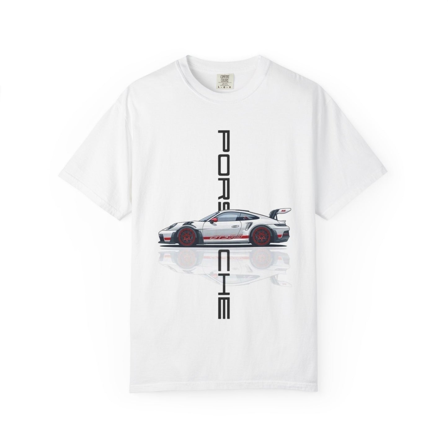 Men Porsche Racing Car Graphic T‑Shirt