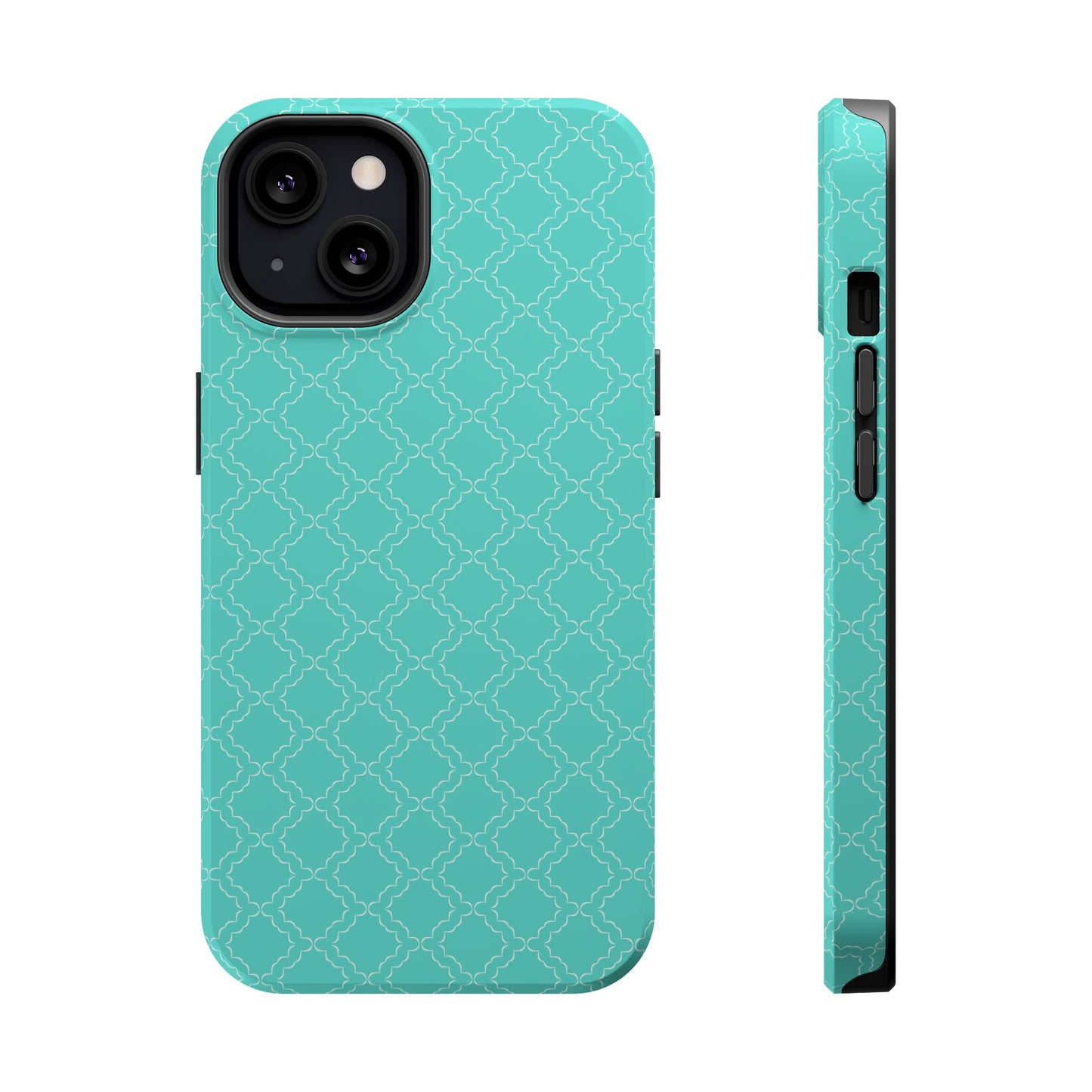 Green Phone Case Geometric Pattern
