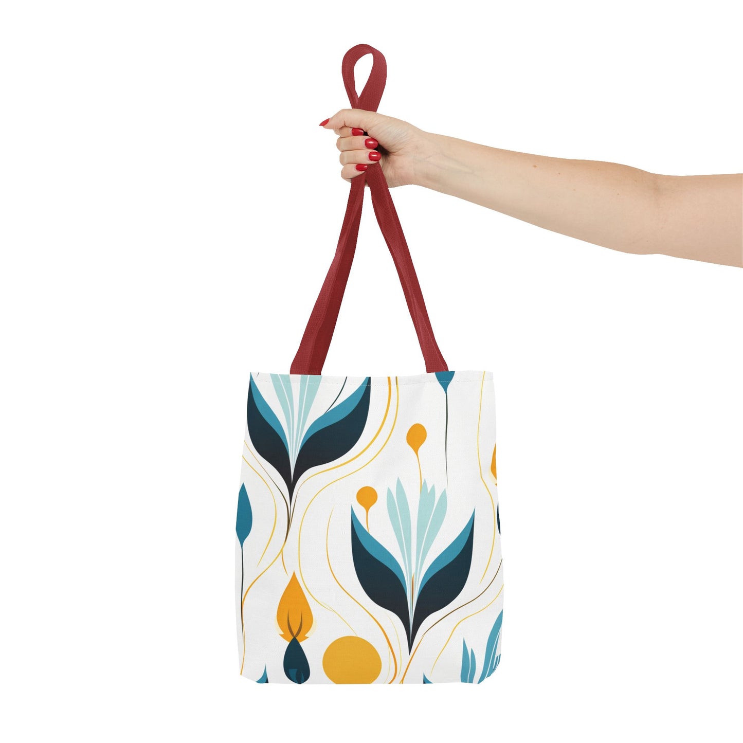 Contemporary Botanical Design Tote Bag