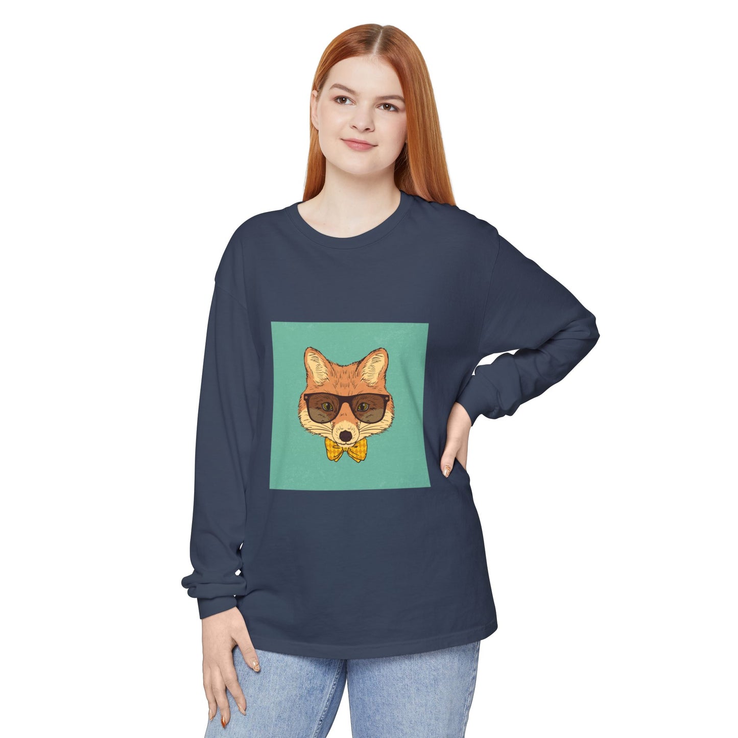 Unisex Garment-dyed Long Sleeve T-Shirt