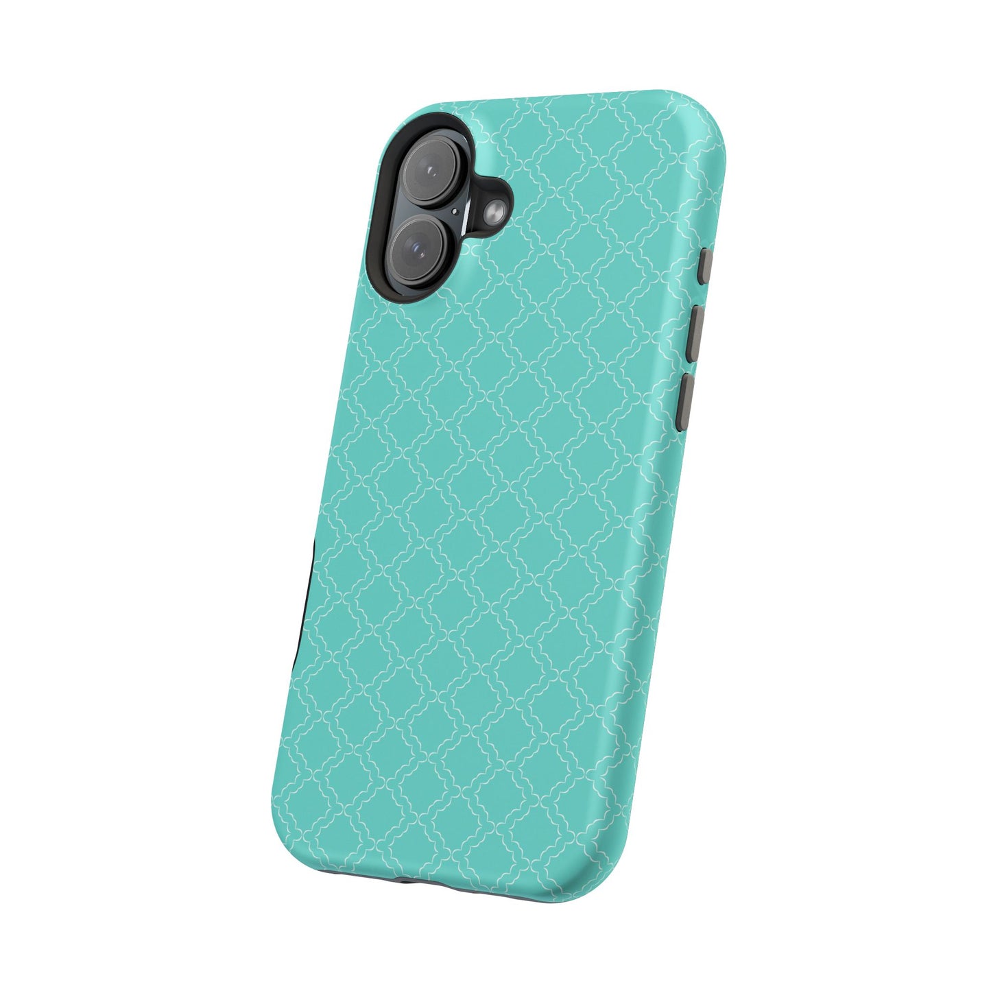 Green Phone Case Geometric Pattern