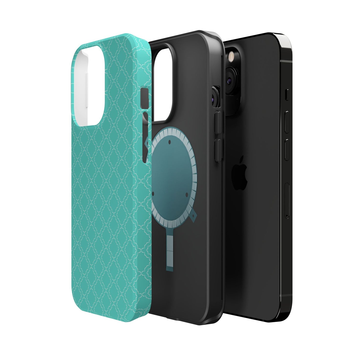 Green Phone Case Geometric Pattern