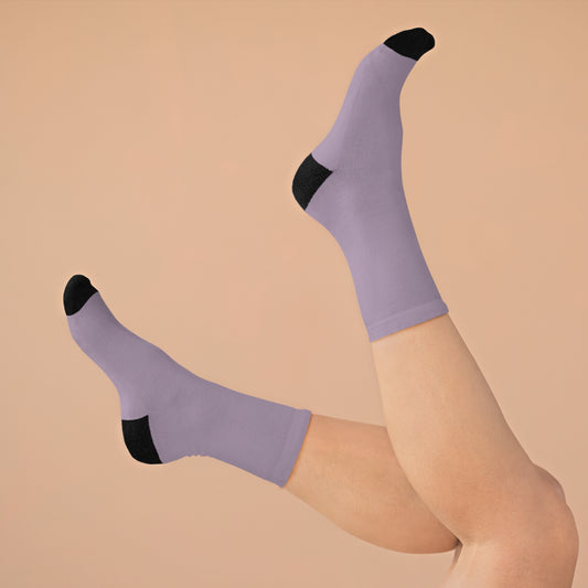 Purple Recycled Poly Socks