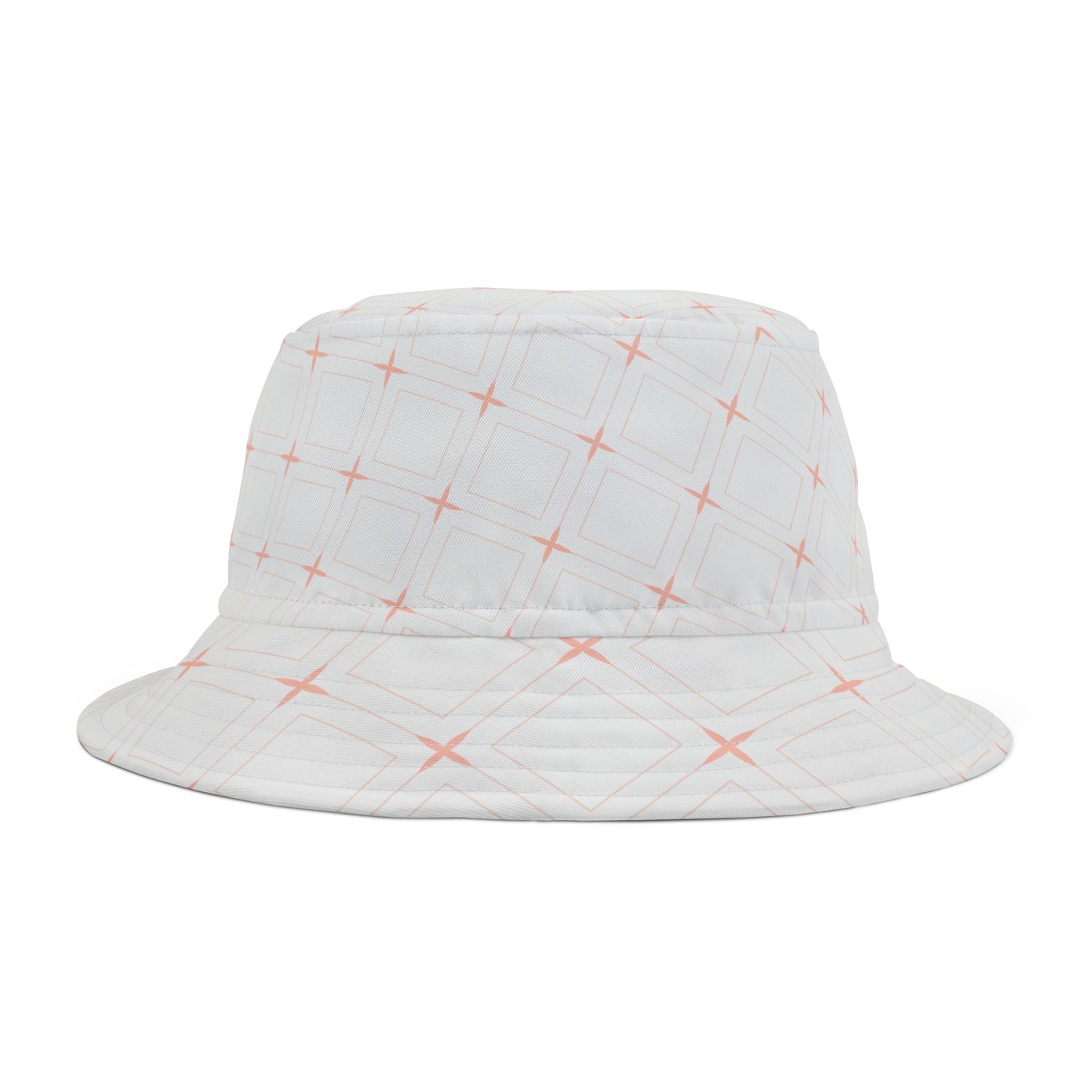 Bucket Hat With Star Pattern