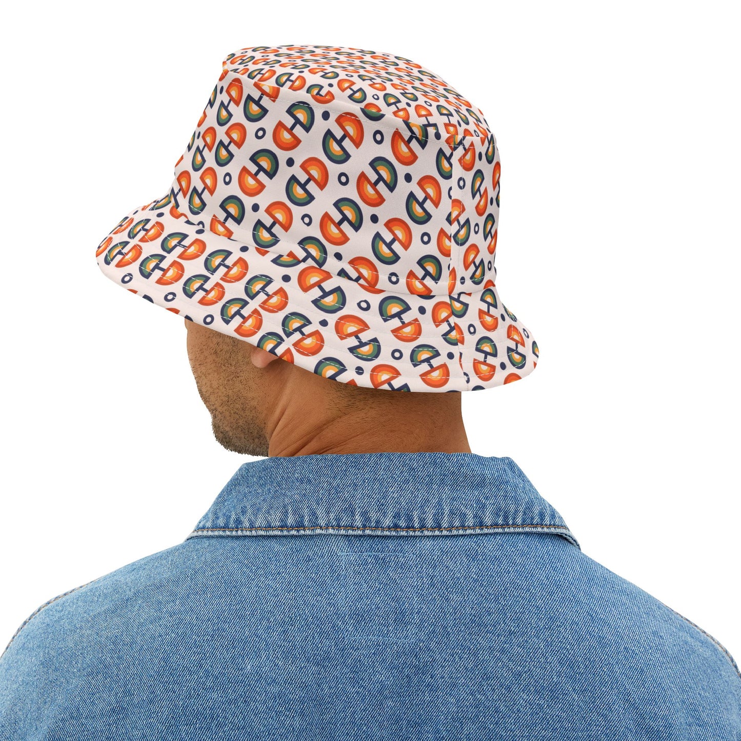 Trendy Multicolor Graphic Bucket Hat