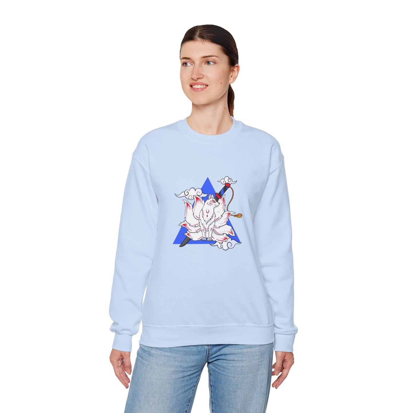 Anime Fox Spirit Unisex Crewneck Sweatshirt