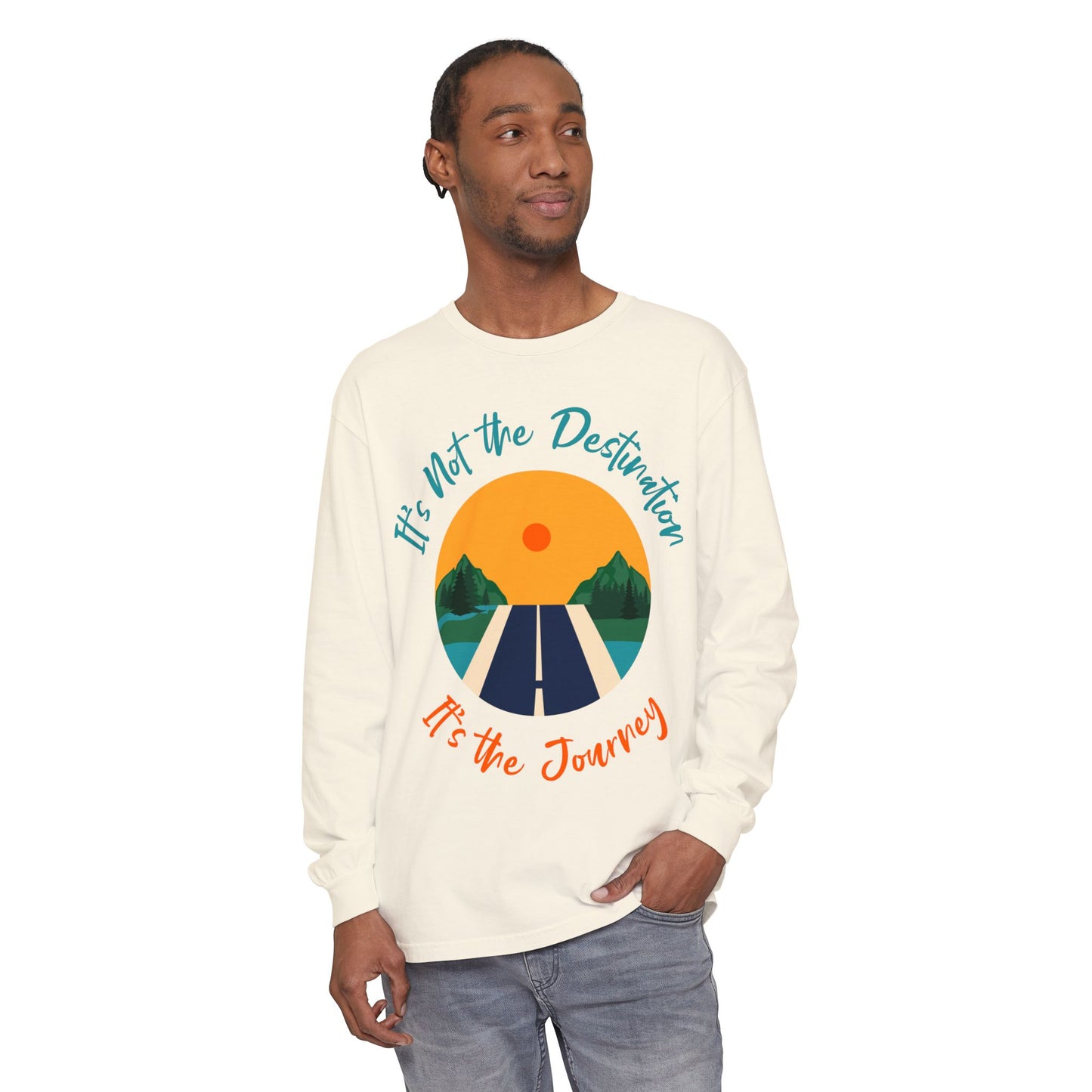Unisex Garment-dyed Long Sleeve T-Shirt