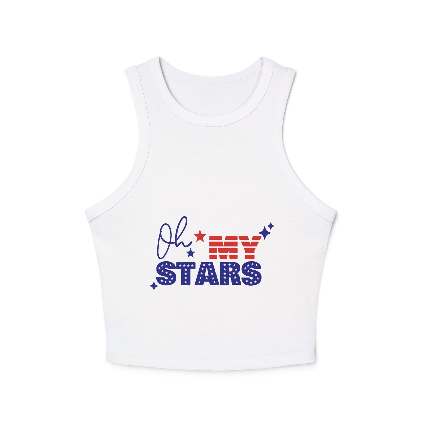 Patriotic Racer Tank Top - Perfect for Summer BBQs, Festivals, Independence Day, Casual Wear, and Everyday Style