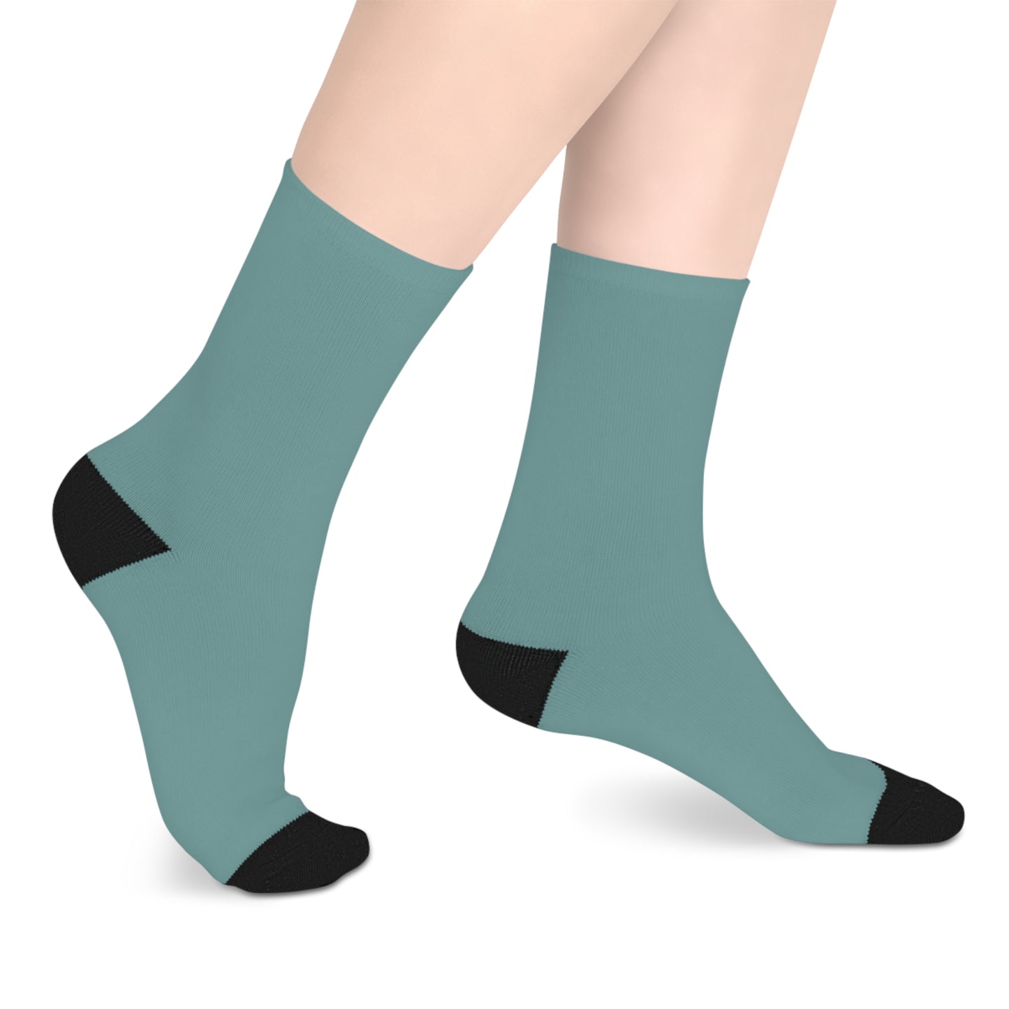 Teal Mid-length Socks