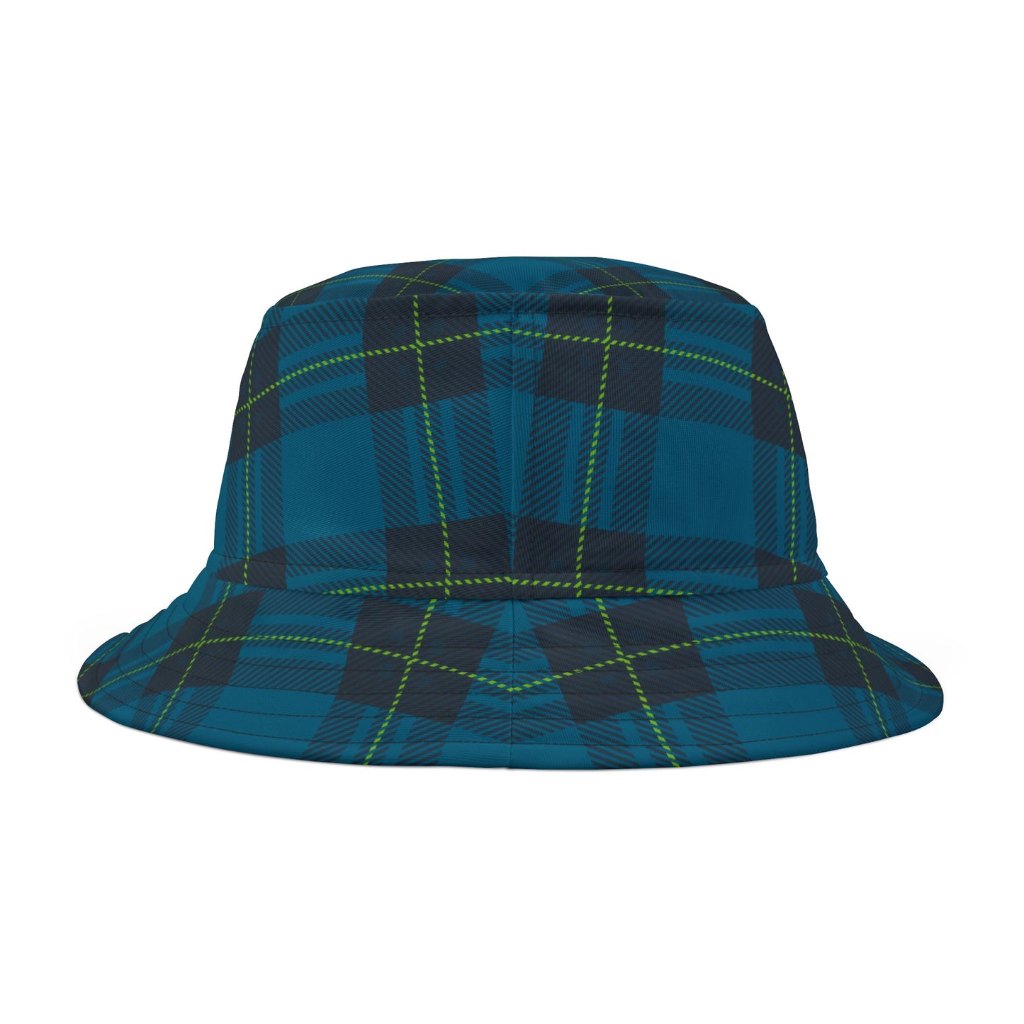 Blue Plaid Bucket Hat