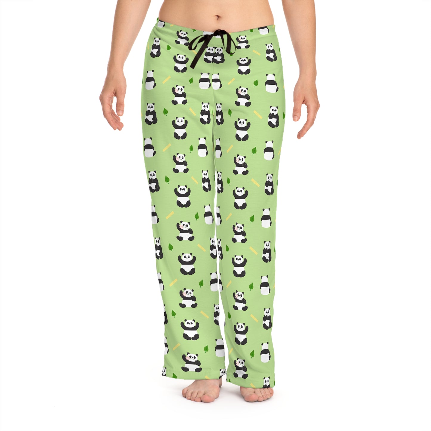 Cute Panda Women's Pajama Pants, Comfy Sleepwear, Gift for Her, Lounge Pants, Birthday, Relaxation, Cozy Nights