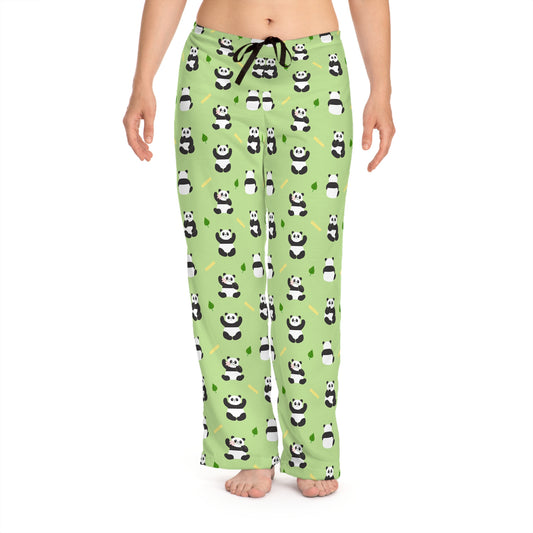 Cute Panda Women's Pajama Pants, Comfy Sleepwear, Gift for Her, Lounge Pants, Birthday, Relaxation, Cozy Nights