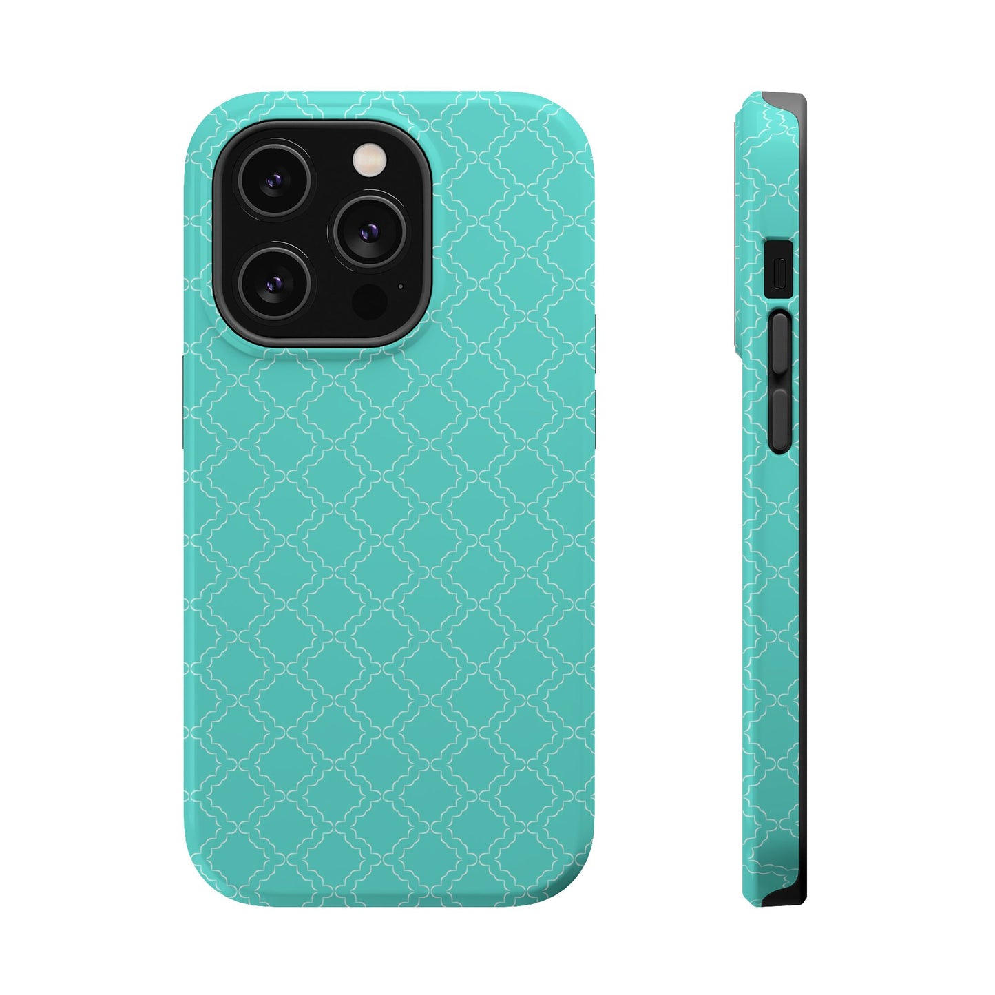 Green Phone Case Geometric Pattern