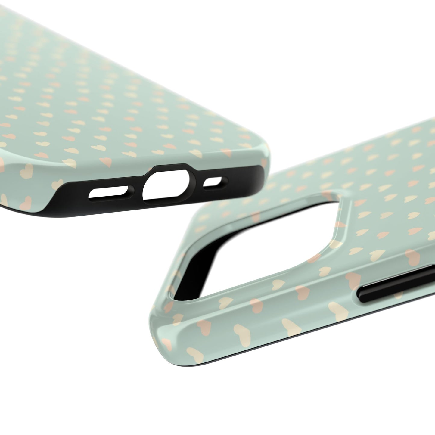 Phone Case With Heart Pattern