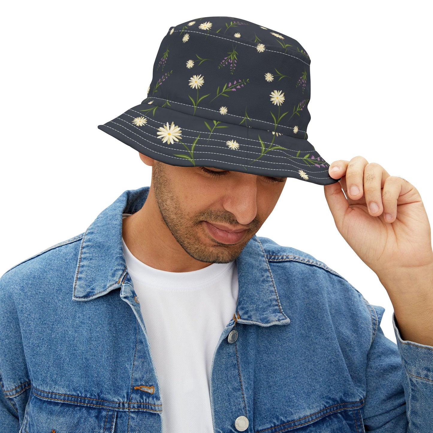Navy Bucket Hat