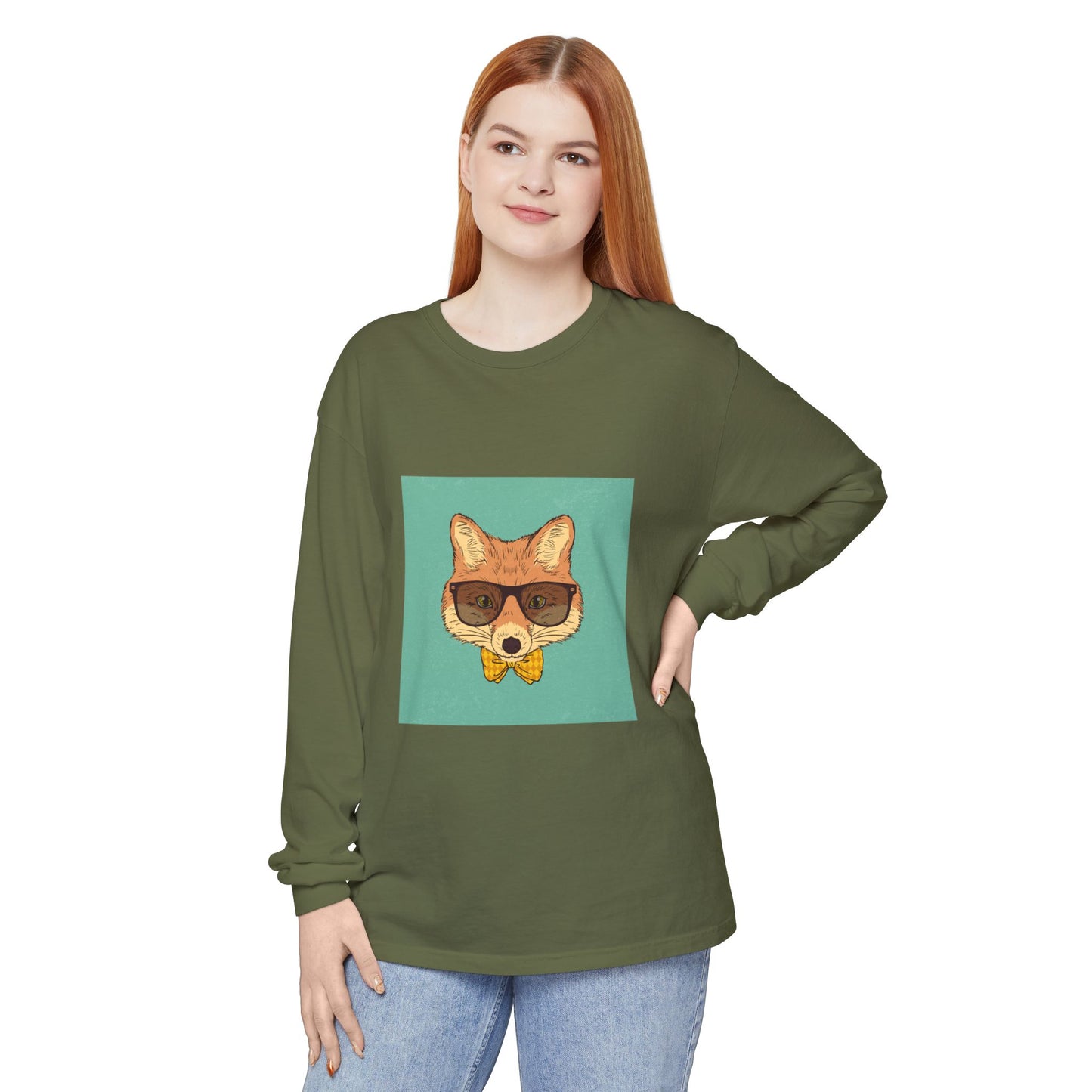 Unisex Garment-dyed Long Sleeve T-Shirt