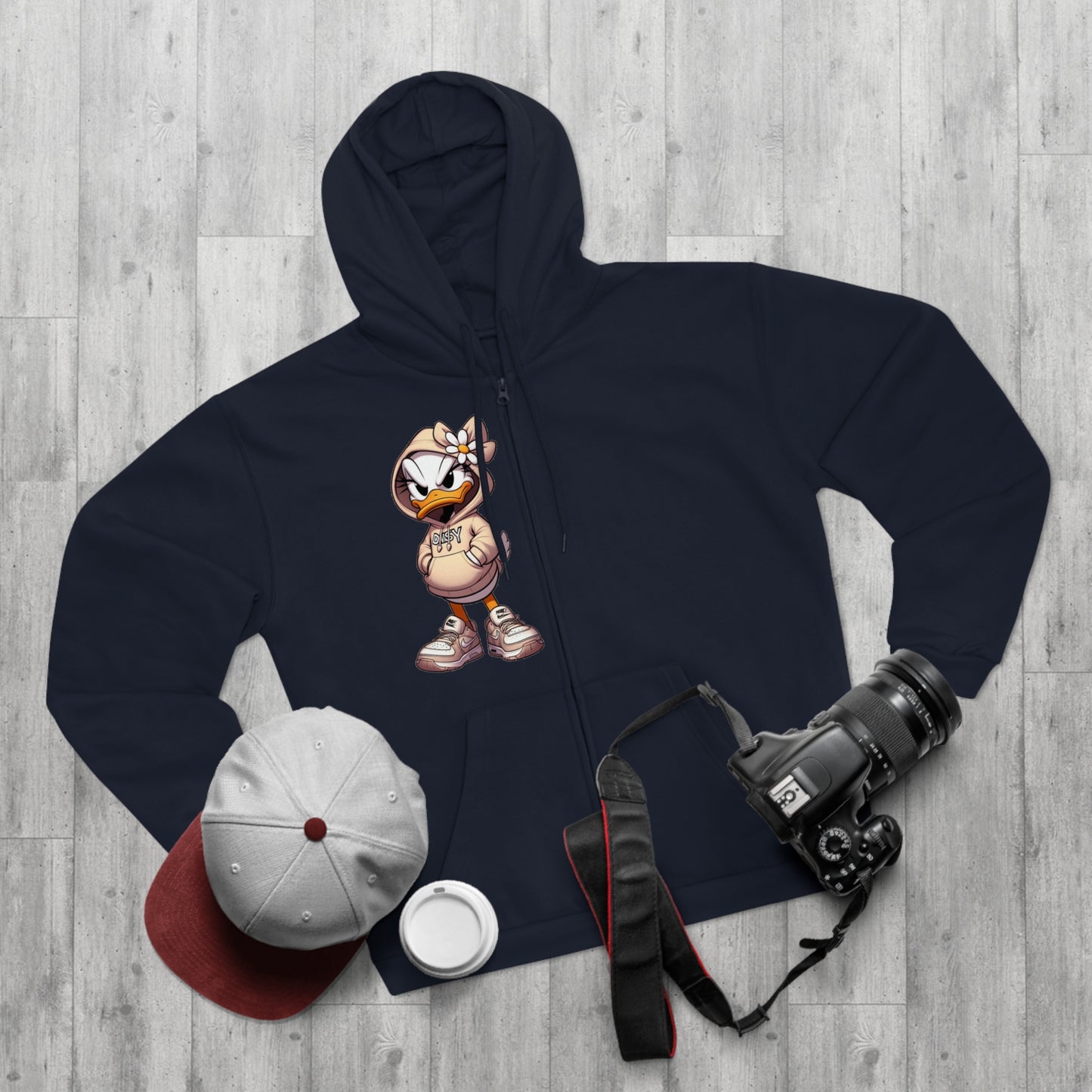 Streetwear Zip Hoodie for Women Trendy Casual Zip-Up Hoodie