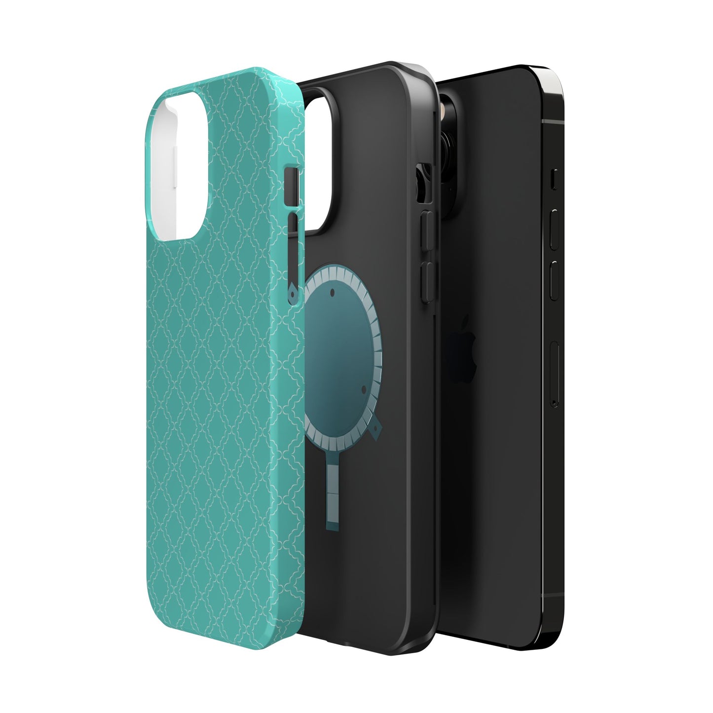Green Phone Case Geometric Pattern