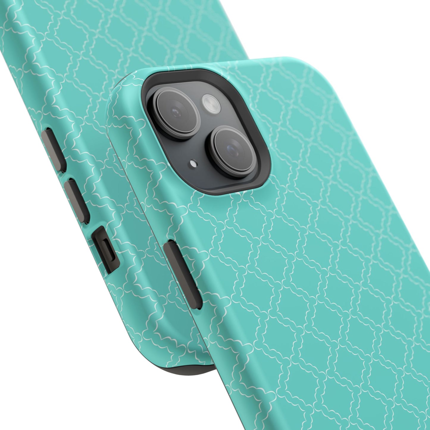 Green Phone Case Geometric Pattern