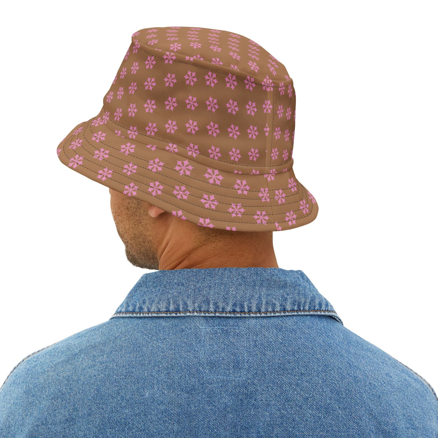 Vintage-Inspired Floral Bucket Hat – Lightweight Cotton