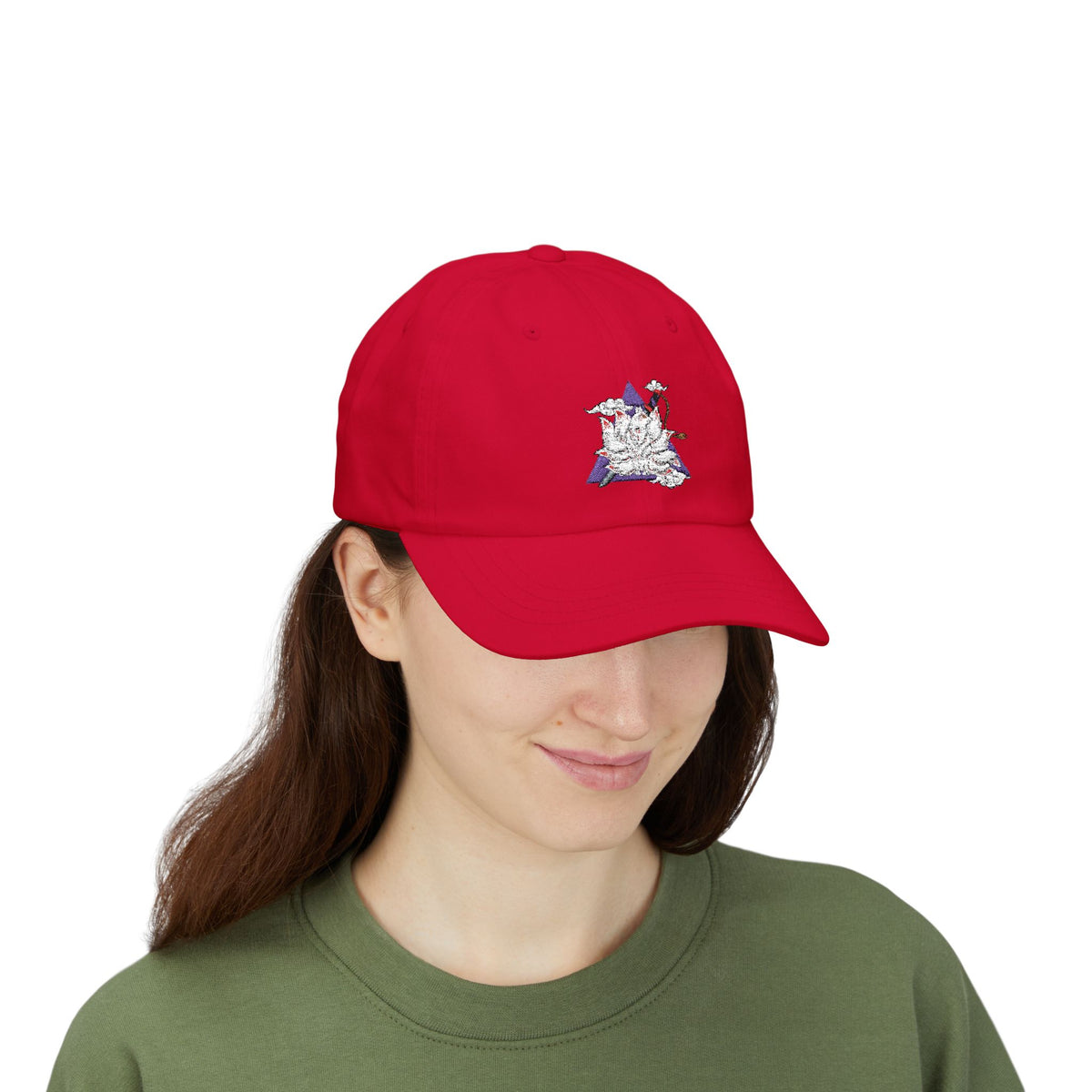 Unisex Casual Beige Cap with Artistic Star Design